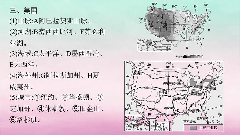 适用于新教材2024版高考地理一轮总复习第15章世界地理第34讲世界主要国家课件湘教版07