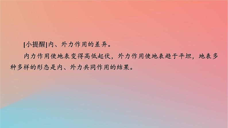 2023年新教材高中地理第2章岩石圈与地表形态第2节地表形态的变化第1课时内力作用与地表形态课件湘教版选择性必修106