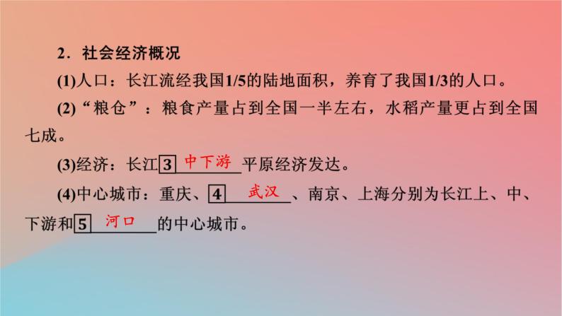 2023年新教材高中地理第3章区域合作第3节长江流域协作开发与环境保护课件湘教版选择性必修205