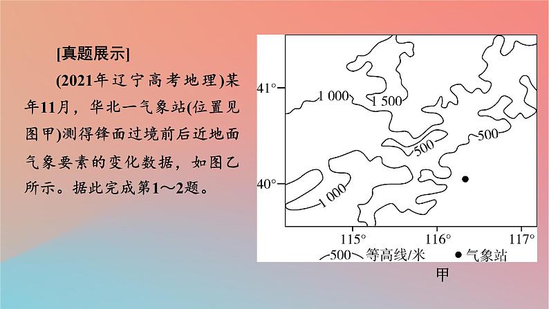 2023年新教材高中地理章末整合提升3第3章大气的运动课件湘教版选择性必修1第6页