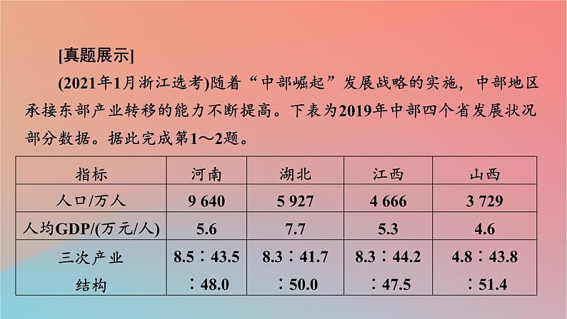 2023年新教材高中地理章末整合提升3第3章区域合作课件湘教版选择性必修2第6页