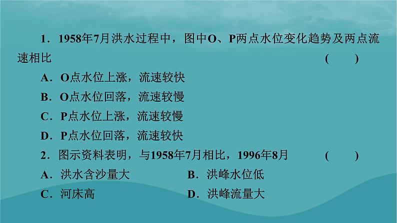 2023年新教材高中地理章末整合提升4第4章水的运动课件新人教版选择性必修107