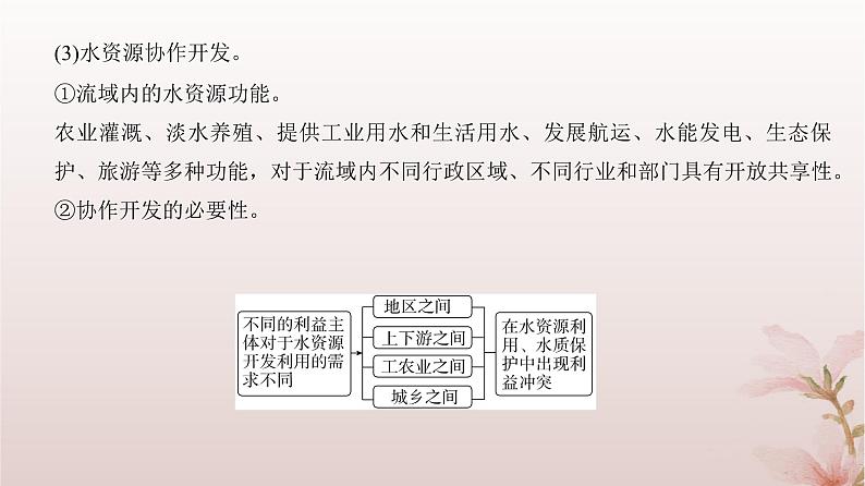 2024届高考地理一轮总复习第三部分区域发展第十六章区际联系与区域协调发展第38讲流域内协调发展课件05