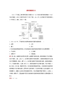 2024届高考地理一轮总复习第二部分人文地理第十二章环境与发展课时跟踪练30环境问题和可持续发展