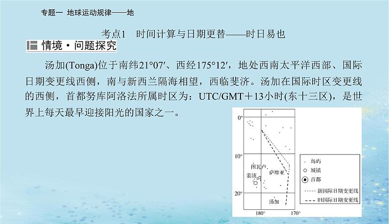 2023高考地理二轮专题复习与测试第一部分专题一地球运动规律__地课件05