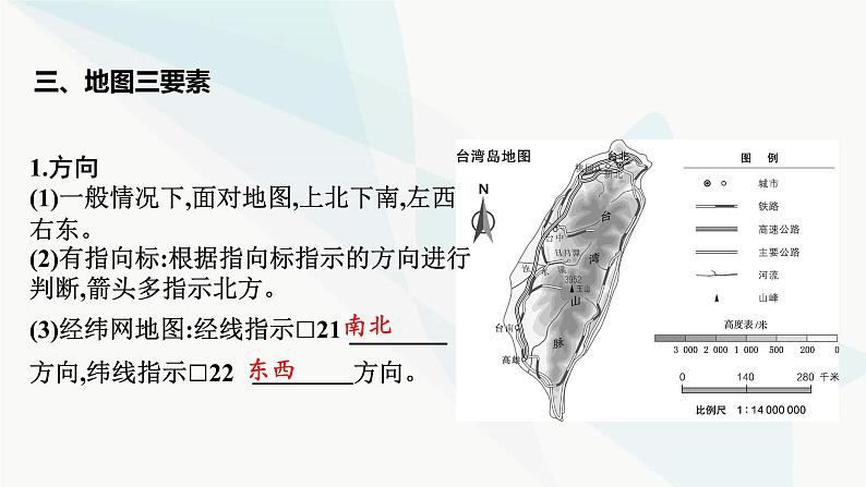 2024届高考地理一轮复习第一章地球与地图第一节经纬网和地图课件07