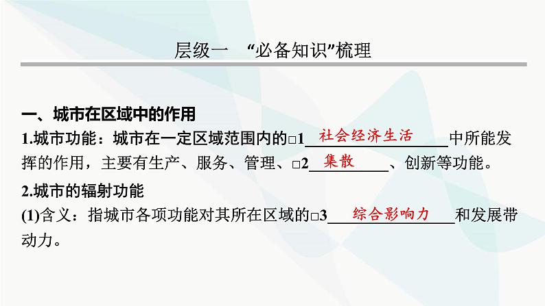 2024届高考地理一轮复习第十五章城市、产业与区域发展课件第3页