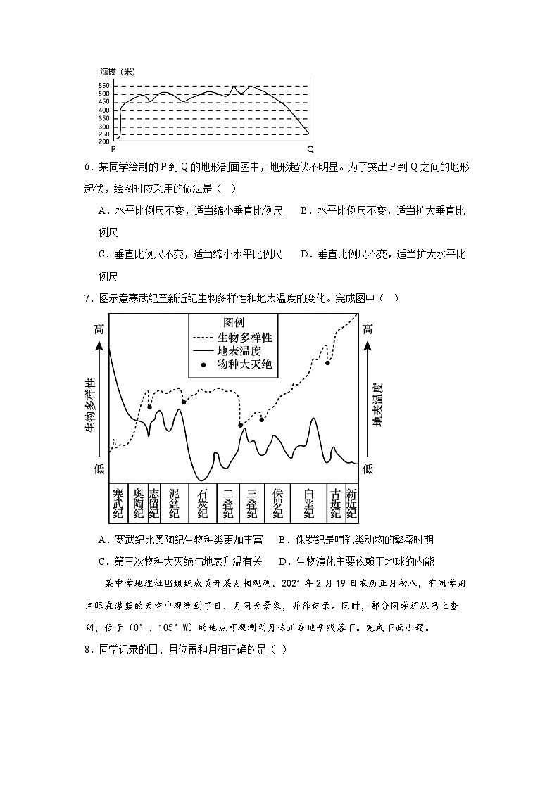 江苏省南京市中华中学2023-2024学年高三暑期小练（1）地理第3页