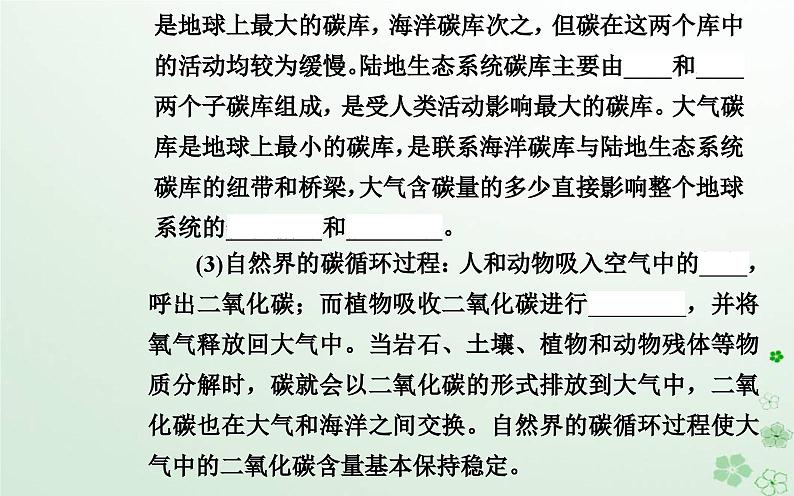 新教材2023高中地理第三章环境与国家安全第一节碳排放与碳减排课件中图版选择性必修304