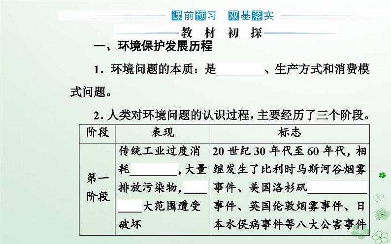 新教材2023高中地理第三章环境与国家安全第四节环境保护与国家安全课件中图版选择性必修303