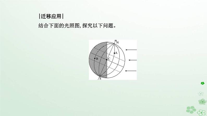 新教材2023高中地理第一章地球的运动第二节地球运动的地理意义第1课时昼夜交替和时差沿地表水平运动物体的运动方向的偏转课件新人教版选择性必修1第8页