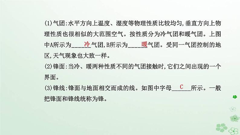 新教材2023高中地理第三章大气的运动第一节常见天气系统课件新人教版选择性必修104