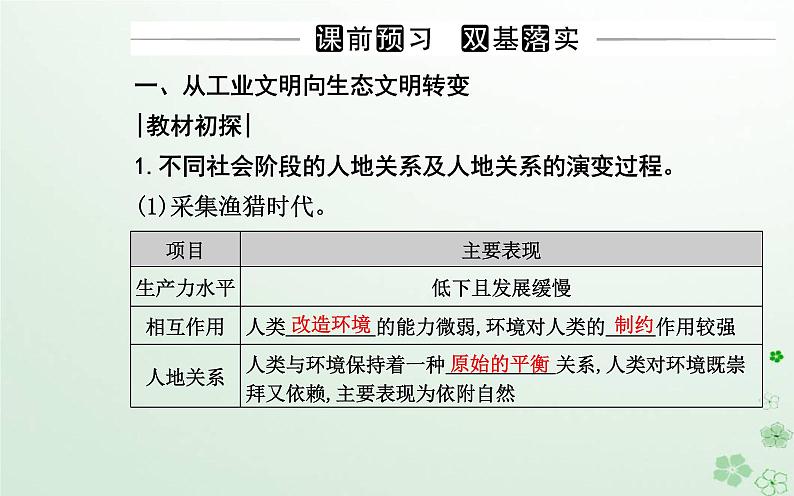 新教材2023高中地理第四章保障国家安全的资源环境战略与行动第一节走向生态文明课件新人教版选择性必修303