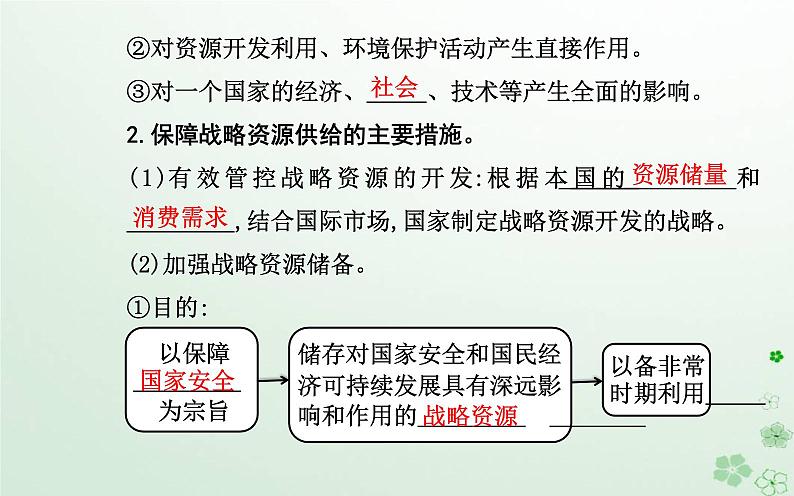 新教材2023高中地理第四章保障国家安全的资源环境战略与行动第二节国家战略与政策课件新人教版选择性必修304