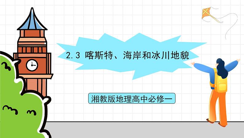 湘教版地理高中必修一 2.3《喀斯特、海岸和冰川地貌》课件01