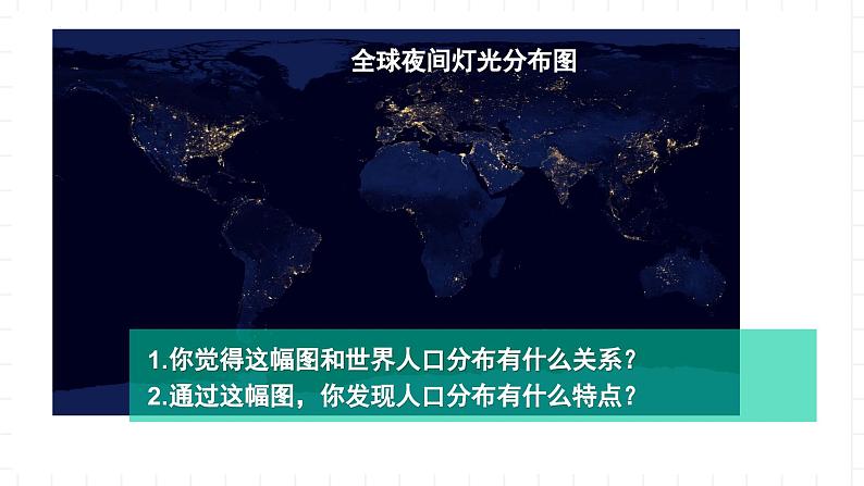 新湘教版地理高中必修二 1.1《人口分布》课件04