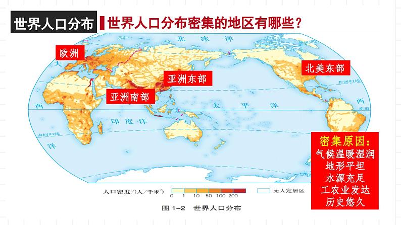 新湘教版地理高中必修二 1.1《人口分布》课件07