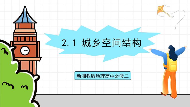 新湘教版地理高中必修二 2.1《城乡空间结构》课件01