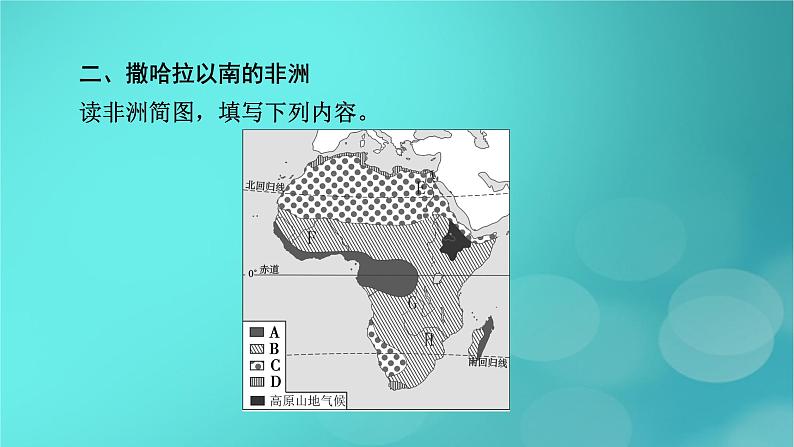 新高考适用2024版高考地理一轮总复习第5部分区域地理第1章世界地理第2讲世界重要地区考点2欧洲西部撒哈拉以南的非洲极地地区课件07