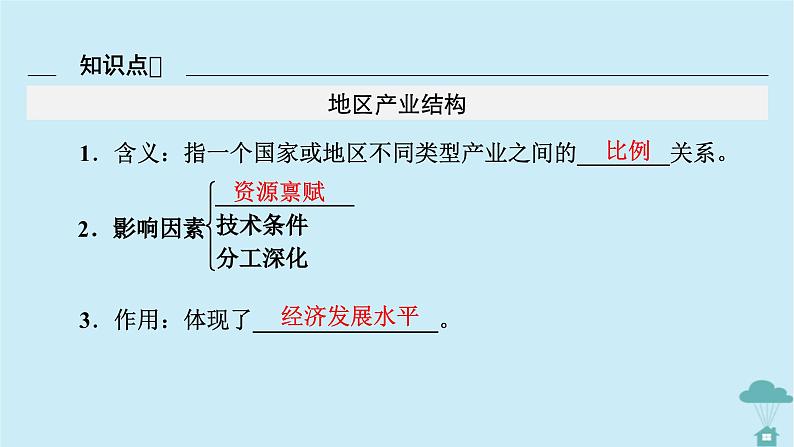 新教材2023年高中地理第3章城市产业与区域发展第2节地区产业结构变化课件新人教版选择性必修2第6页