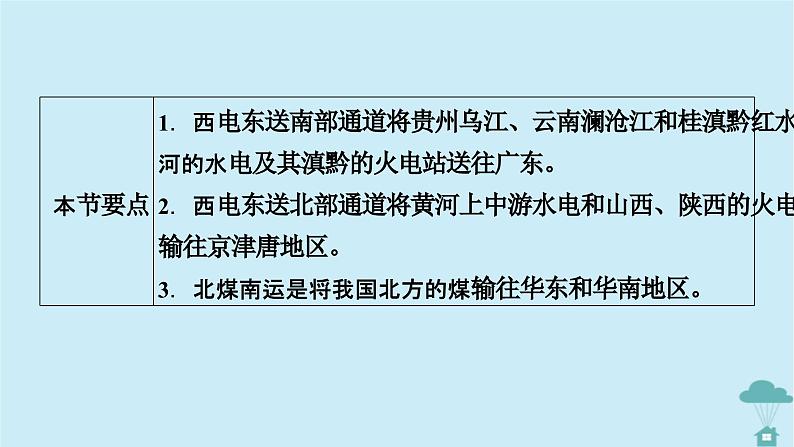 新教材2023年高中地理第4章区际联系与区域协调发展第2节资源跨区域调配第2课时西电东送与北煤南运课件新人教版选择性必修2第3页