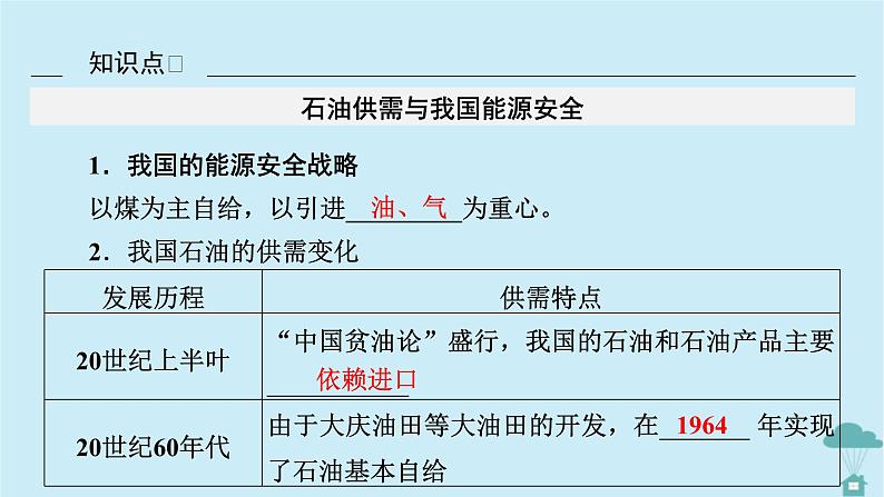 新教材2023年高中地理第2章资源安全与国家安全第2节中国的能源安全课件新人教版选择性必修308