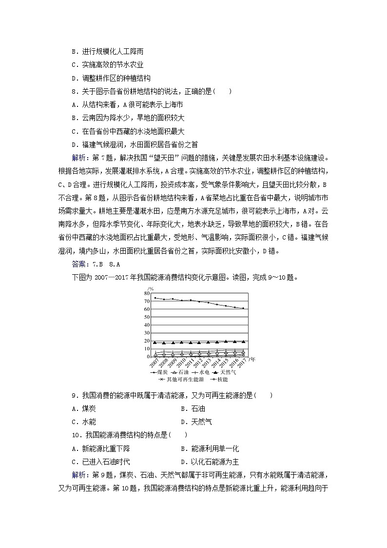 新教材2023高中地理模块综合检测卷一中图版选择性必修303