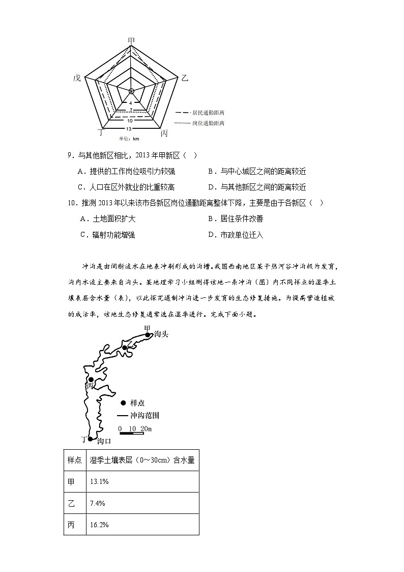 2023届福建省厦门市高中毕业班质量检测四地理试题（含解析）03