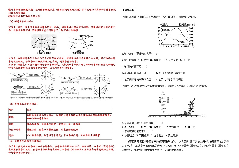 4.1 陆地水体及其相互关系学案 - 2023-2024学年高二地理同步教学（湘教版2019选择性必修1）03