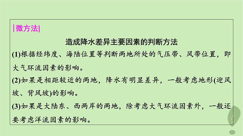 2024版高考地理一轮总复习第2章地球上的大气第5节气压带和风带对气候的影响课件07