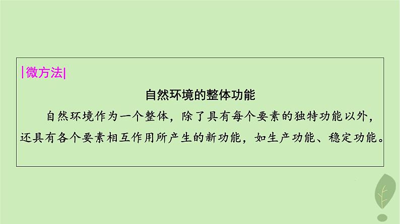 2024版高考地理一轮总复习第5章自然环境的整体性与差异性第2节自然环境的整体性课件05