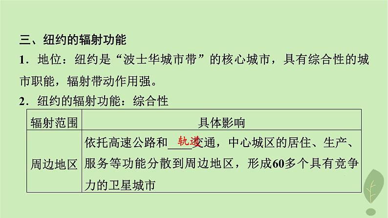 2024版高考地理一轮总复习第14章城市产业与区域发展第1节城市的辐射功能课件08