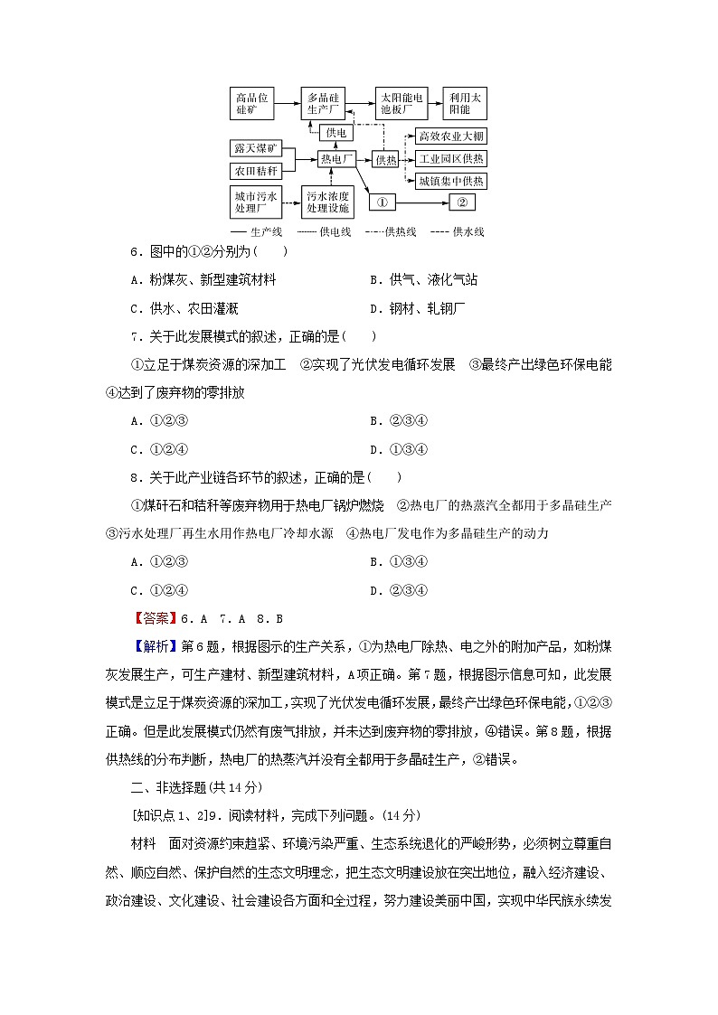 2023春新教材高中地理第4章保障国家安全的资源环境战略与行动第1节走向生态文明课后限时训练新人教版选择性必修303