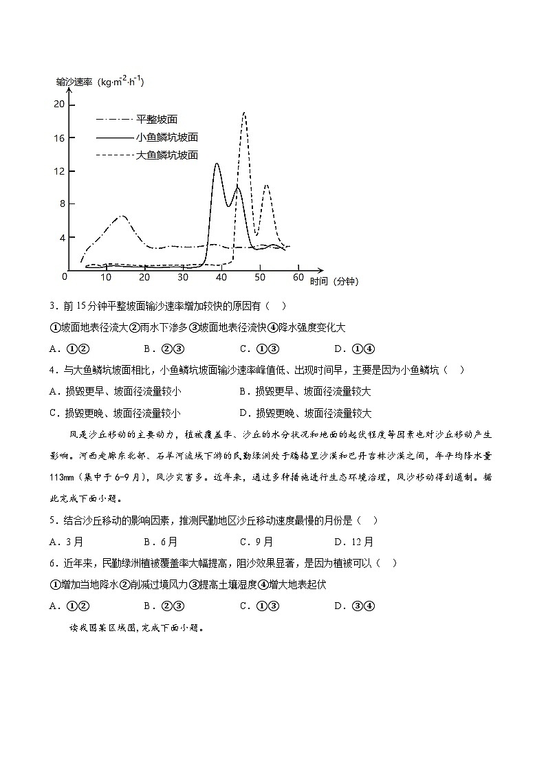 中图版2019 高中地理 选修2 第二章《区域发展》检测题（Word版含答案）.202