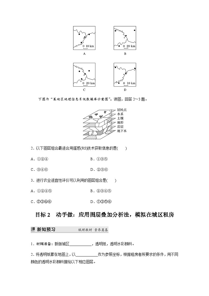 鲁教版2019 高中地理 必修第二册 单元活动　学用图层叠加分析法 学案（含答案）第3页