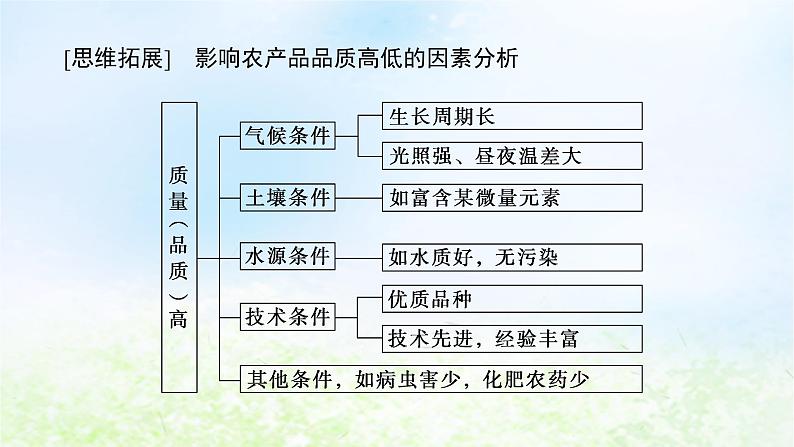 2024版新教材高考地理全程一轮总复习第二部分人文地理第十三章产业区位选择第59课时农业区位因素课件湘教版第8页