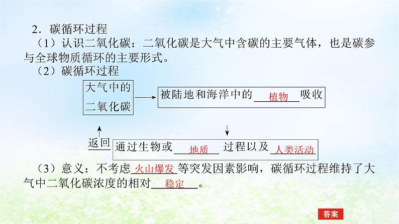 2024版新教材高考地理全程一轮总复习第四部分资源环境与国家安全第二十章生态环境保护与国家安全第87课时碳排放与国际减排合作课件湘教版05