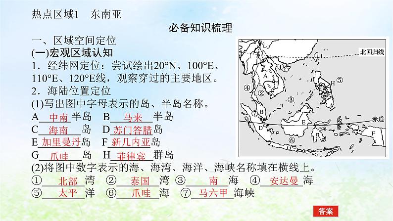 2024版新教材高考地理全程一轮总复习第五部分区域地理第二十一章世界地理第91课时东南亚中亚课件湘教版04