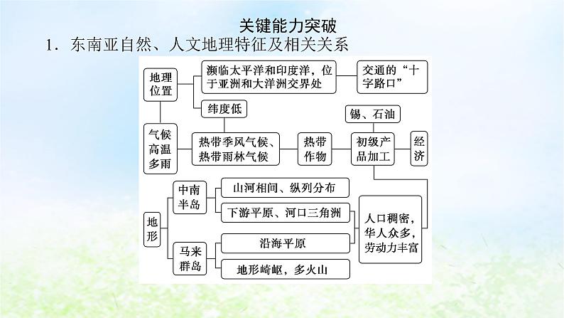 2024版新教材高考地理全程一轮总复习第五部分区域地理第二十一章世界地理第91课时东南亚中亚课件湘教版08