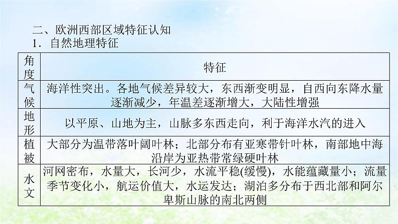 2024版新教材高考地理全程一轮总复习第五部分区域地理第二十一章世界地理第93课时欧洲西部两极地区课件湘教版06