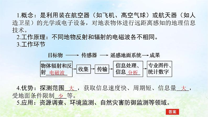 2024版新教材高考地理全程一轮总复习第一部分自然地理第十章自然灾害第48课时地理信息技术课件湘教版05