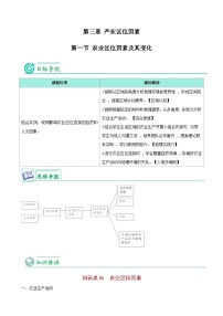 人教版 (2019)第一节 农业区位因素及其变化优秀精练