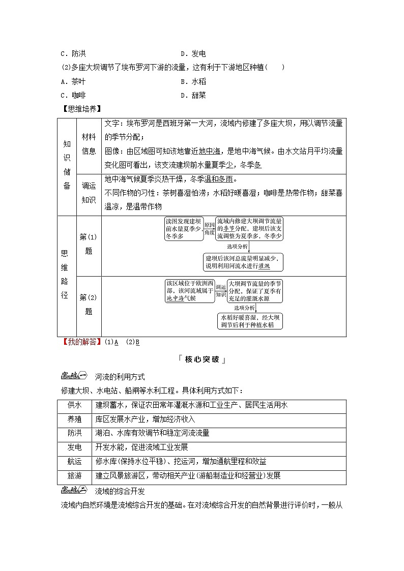 2024版高考地理一轮总复习第15章区际联系与区域协调发展第1节流域内协调发展教师用书03