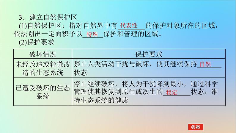 2024版新教材高考地理全程一轮总复习第四部分资源环境与国家安全第二十二章环境安全与国家安全第90课时生态保护与国家安全课件新人教版07