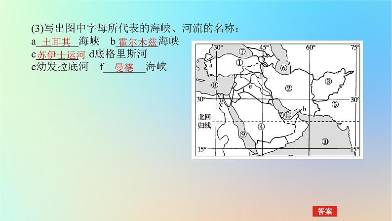 2024版新教材高考地理全程一轮总复习第五部分区域地理第二十三章世界地理第94课时西亚非洲课件新人教版第5页