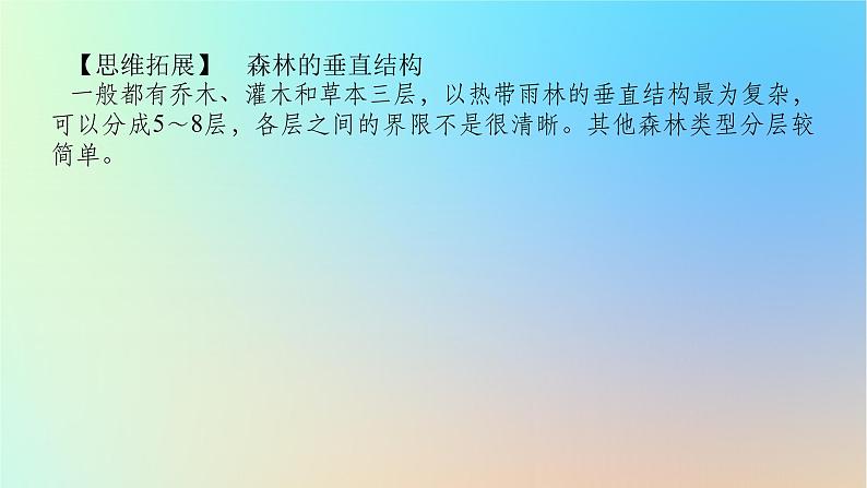 2024版新教材高考地理全程一轮总复习第一部分自然地理第九章自然环境的整体性与差异性第40课时植被课件新人教版第7页