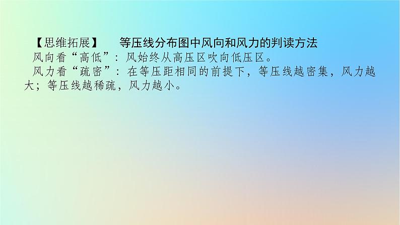 2024版新教材高考地理全程一轮总复习第一部分自然地理第四章地球上的大气第18课时大气的水平运动_风课件新人教版06