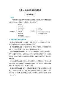 专题36 地理过程类综合题概述（解析版）-备战2021届高考地理二轮复习题型专练