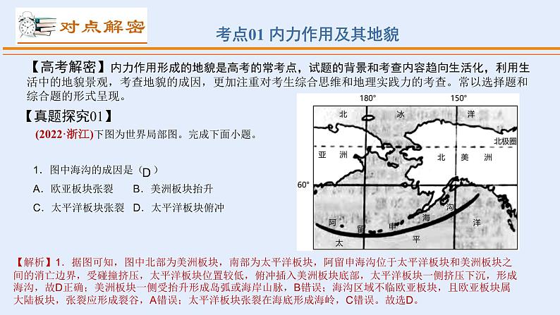 专题03 多种多样的地貌（讲义）（PPT版）-【高频考点解密】2023年高考地理二轮专题复习课件+讲义+分层训练（新高考专用）第6页