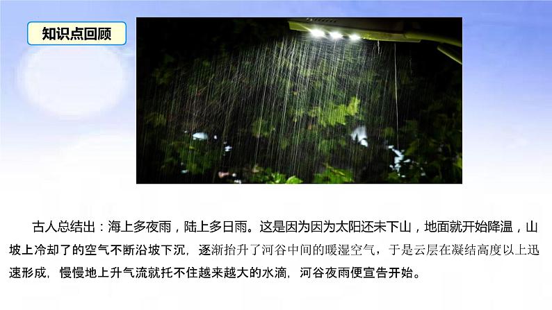 02地球上的大气之夜雨-备战2023年高考地理二轮复习热门考点突破课件PPT02